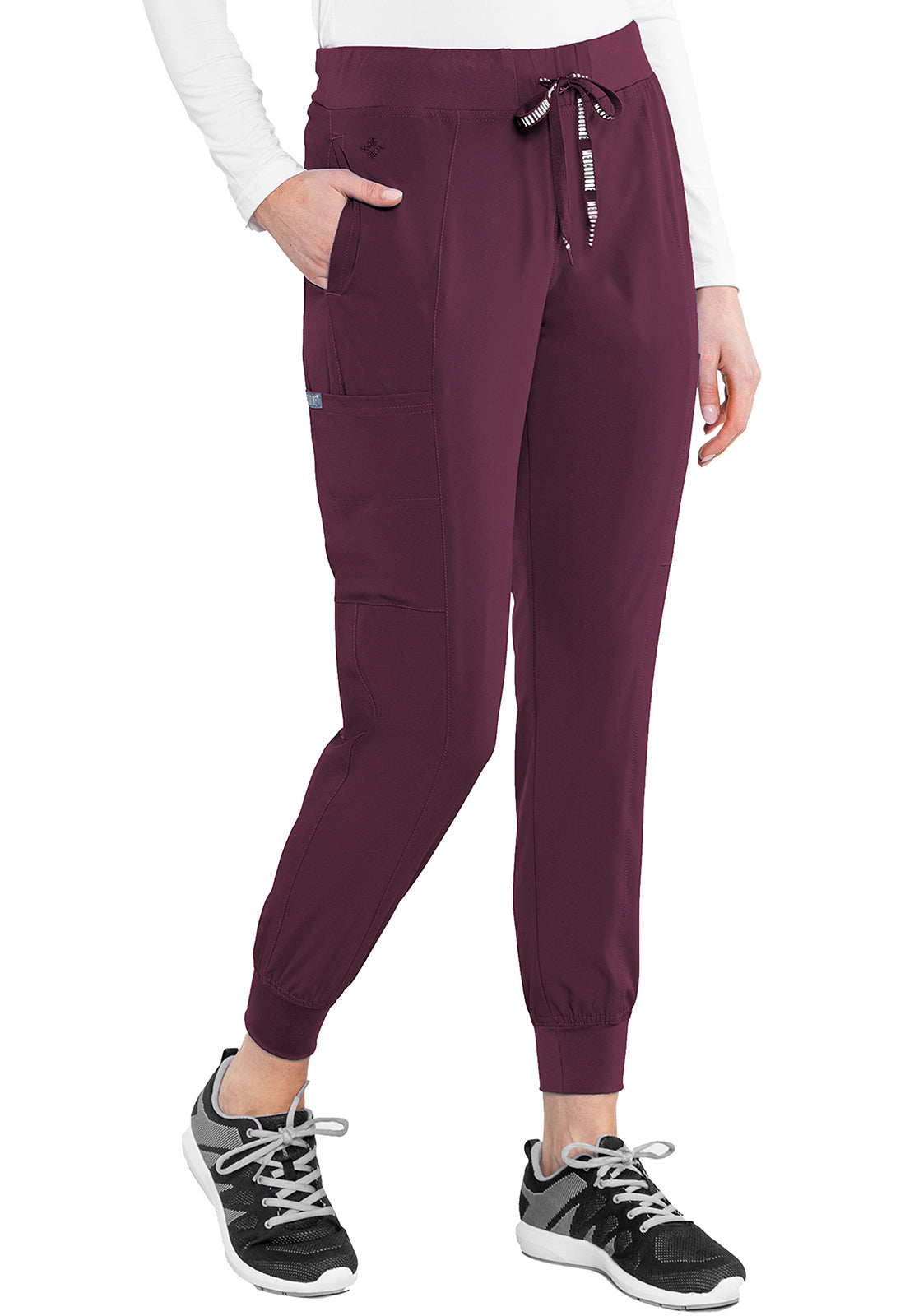 Clearance Med Couture Peaches Tall Seamed Jogger Scrub Pants