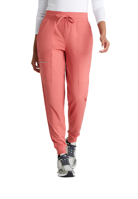 Barco One Performance Knit Tall Pro 5-Pocket Drawcord Waist Jogger Scrub Pants