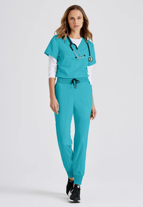 Grey's Anatomy Spandex Stretch Tall Eden Mid-Rise Jogger Scrub Pants