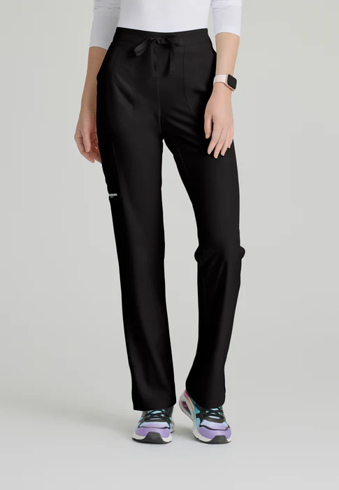 Skechers Reliance 3-Pocket Mid Rise Straight Leg Cargo Drawstring Scrub Pants