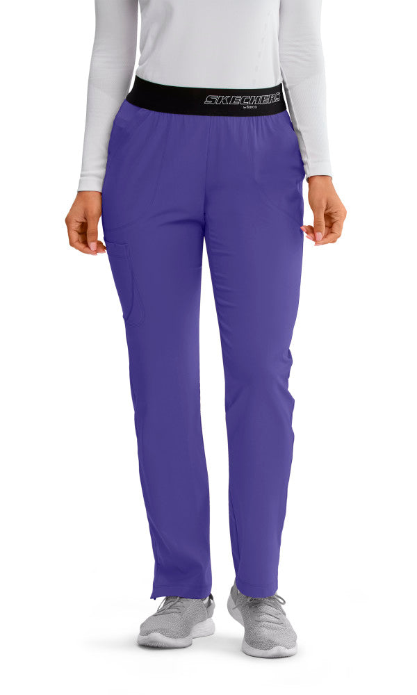 Skechers Vitality Elastic Logo Waistband Scrub Pants