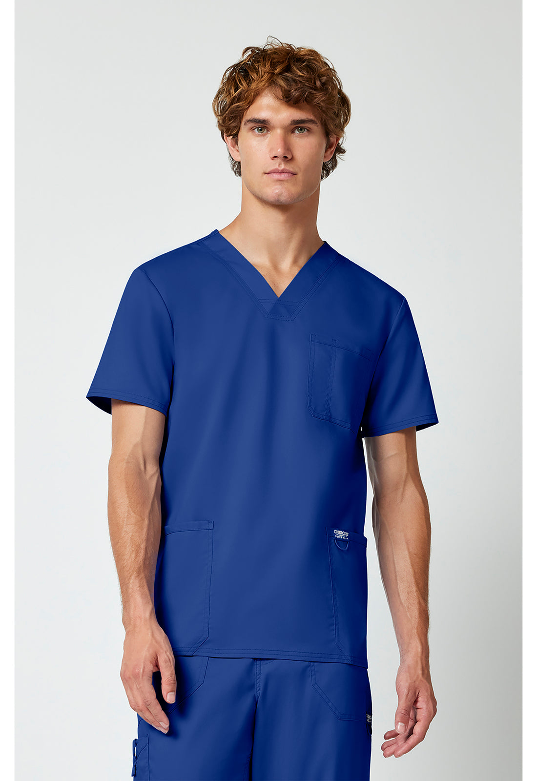 Haut d'hôpital à col en V pour homme Cherokee Workwear Revolution