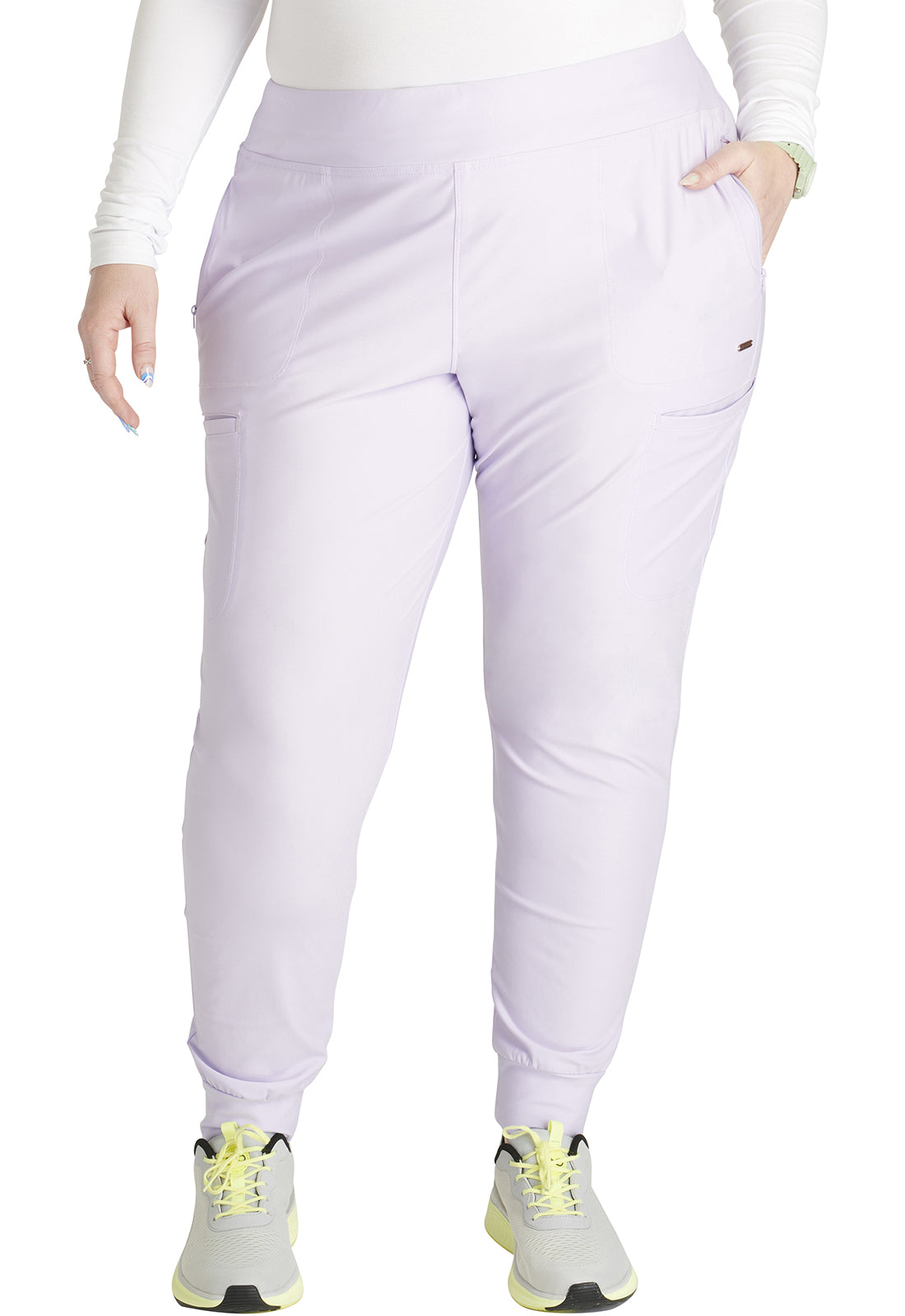 Cherokee Form Mid Rise Tapered Leg Drawstring Jogger Scrub Pants