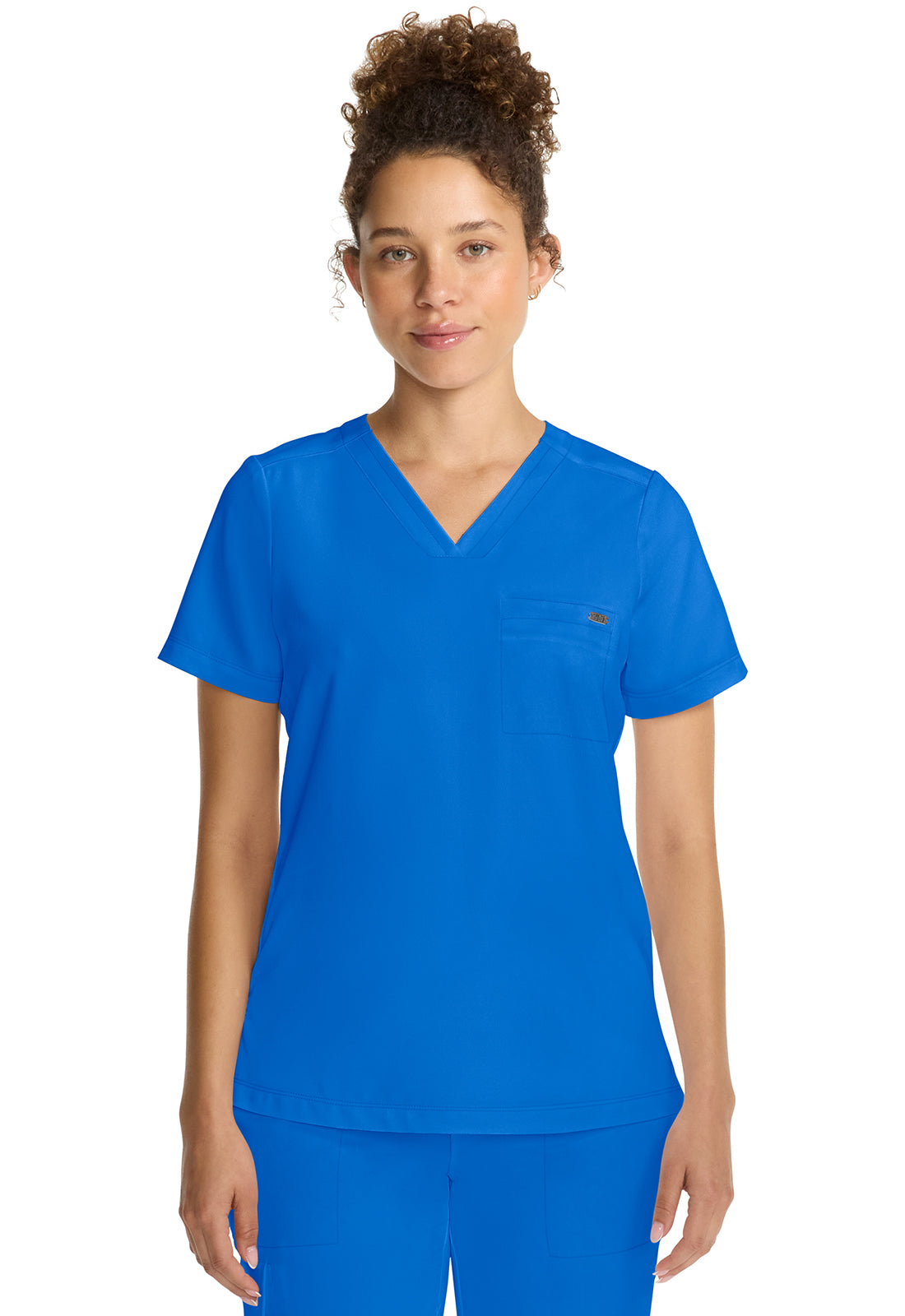 Healing Hands Quest Billie 1-Pocket Tuck In V-Neck Scrub Top