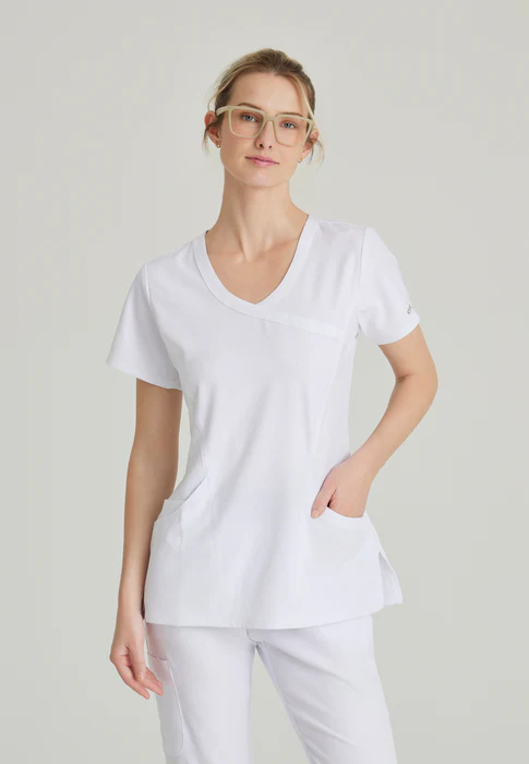 Skechers Reliance Mock Wrap Scrub Top