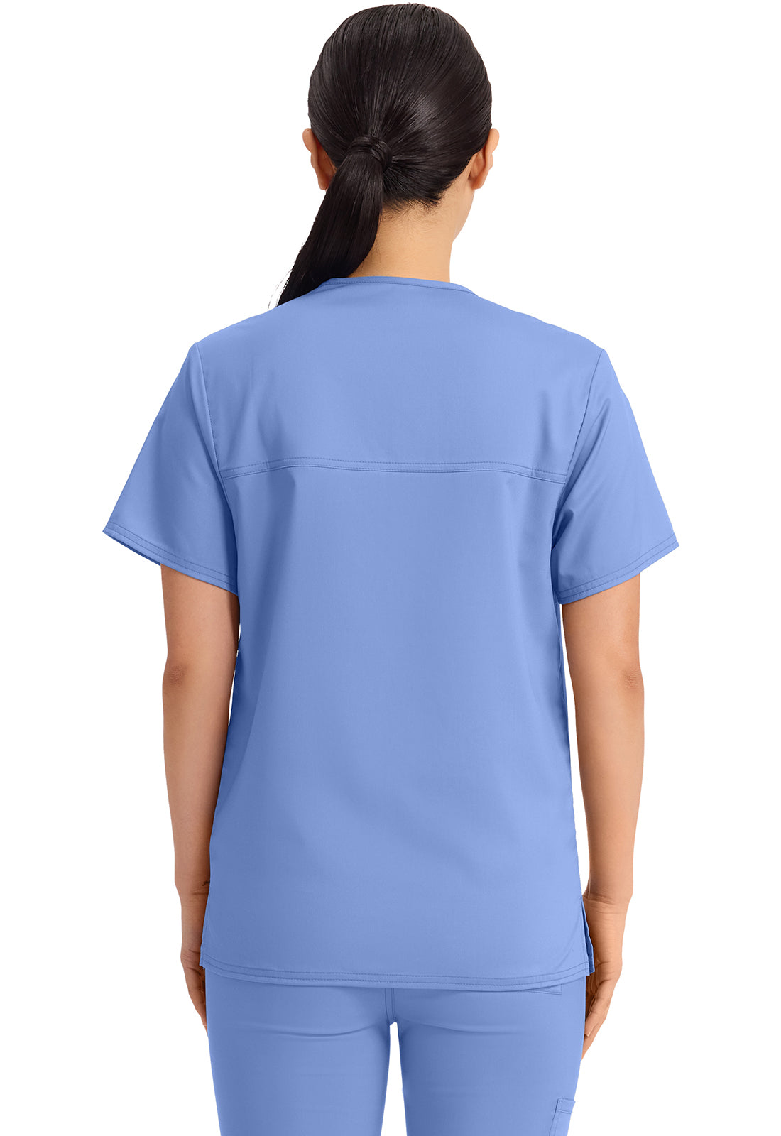 Cherokee Workwear Revolution Unisex 1-Pocket Tuck In V-Neck Scrub Top