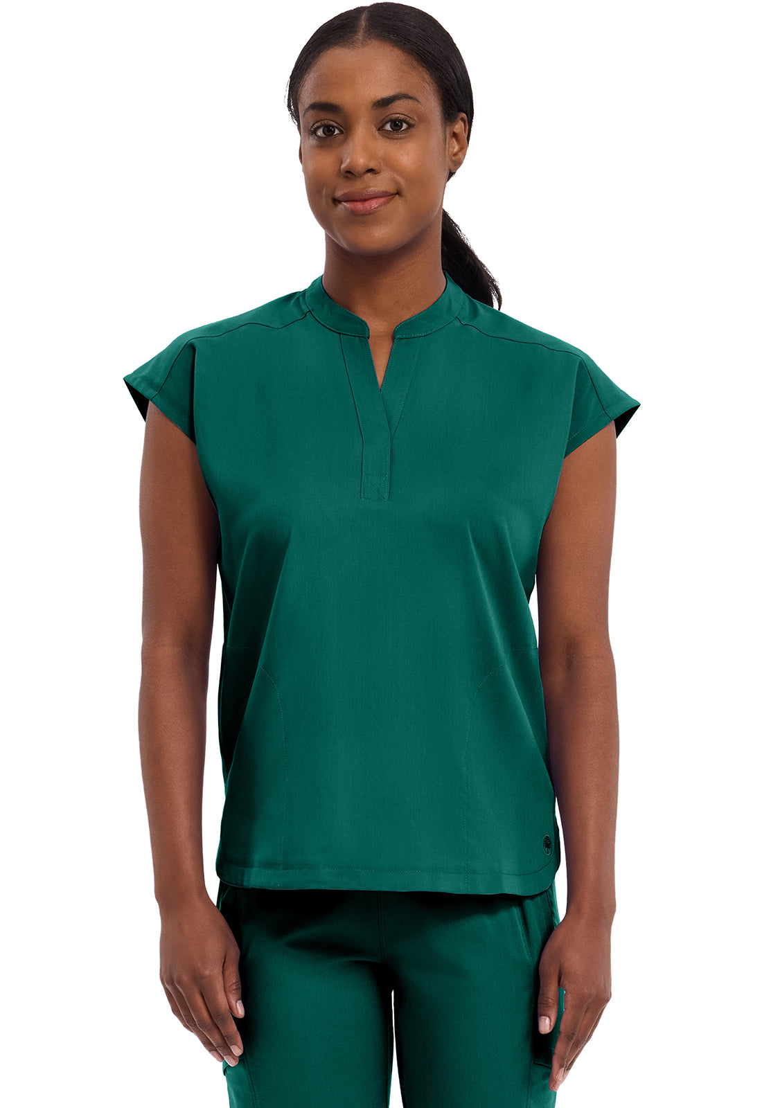 Haut d'uniforme surdimensionné à empiècement Journey de Healing Hands Purple Label