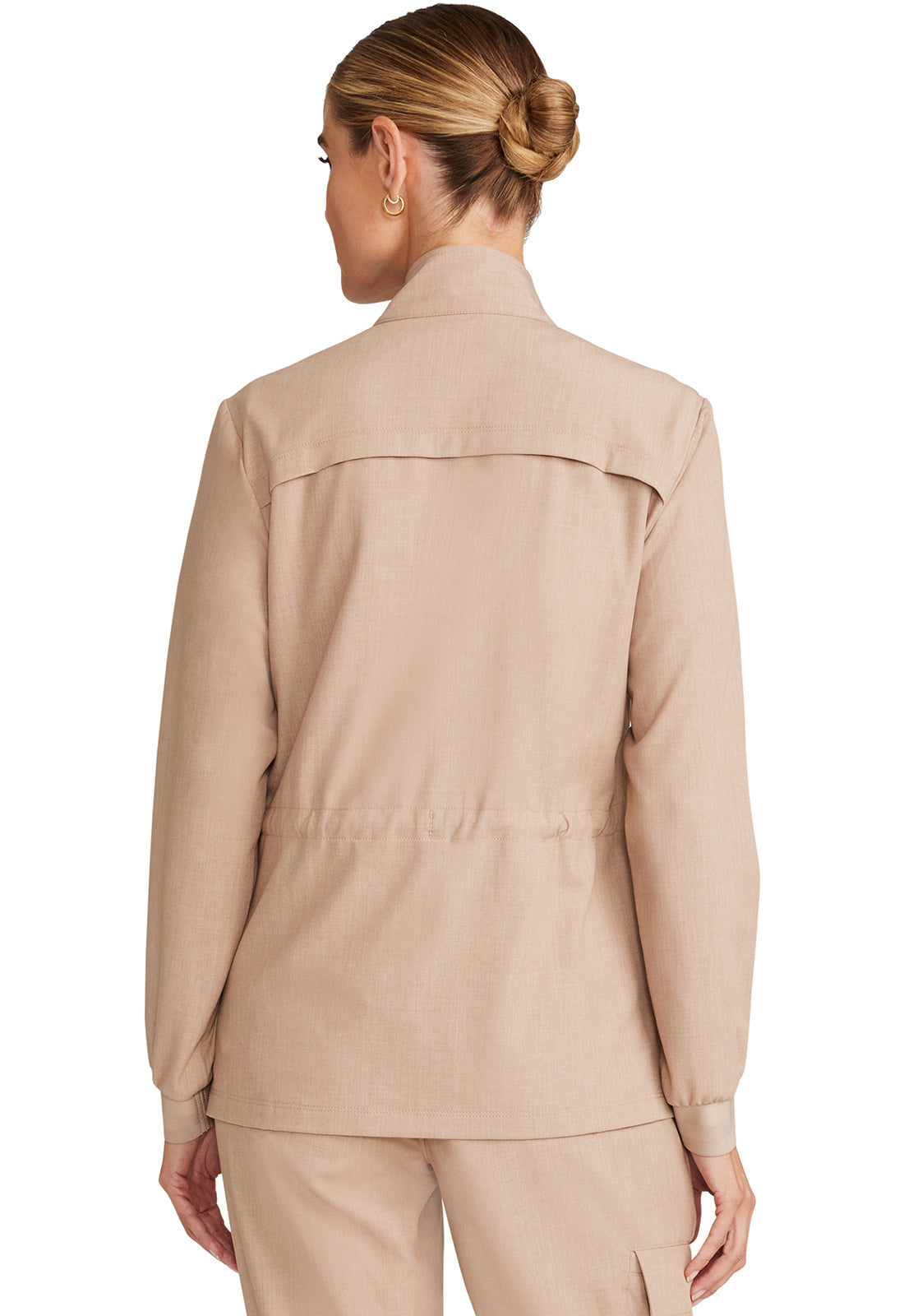 Chaqueta médica utilitaria con cremallera frontal Healing Hands Quest
