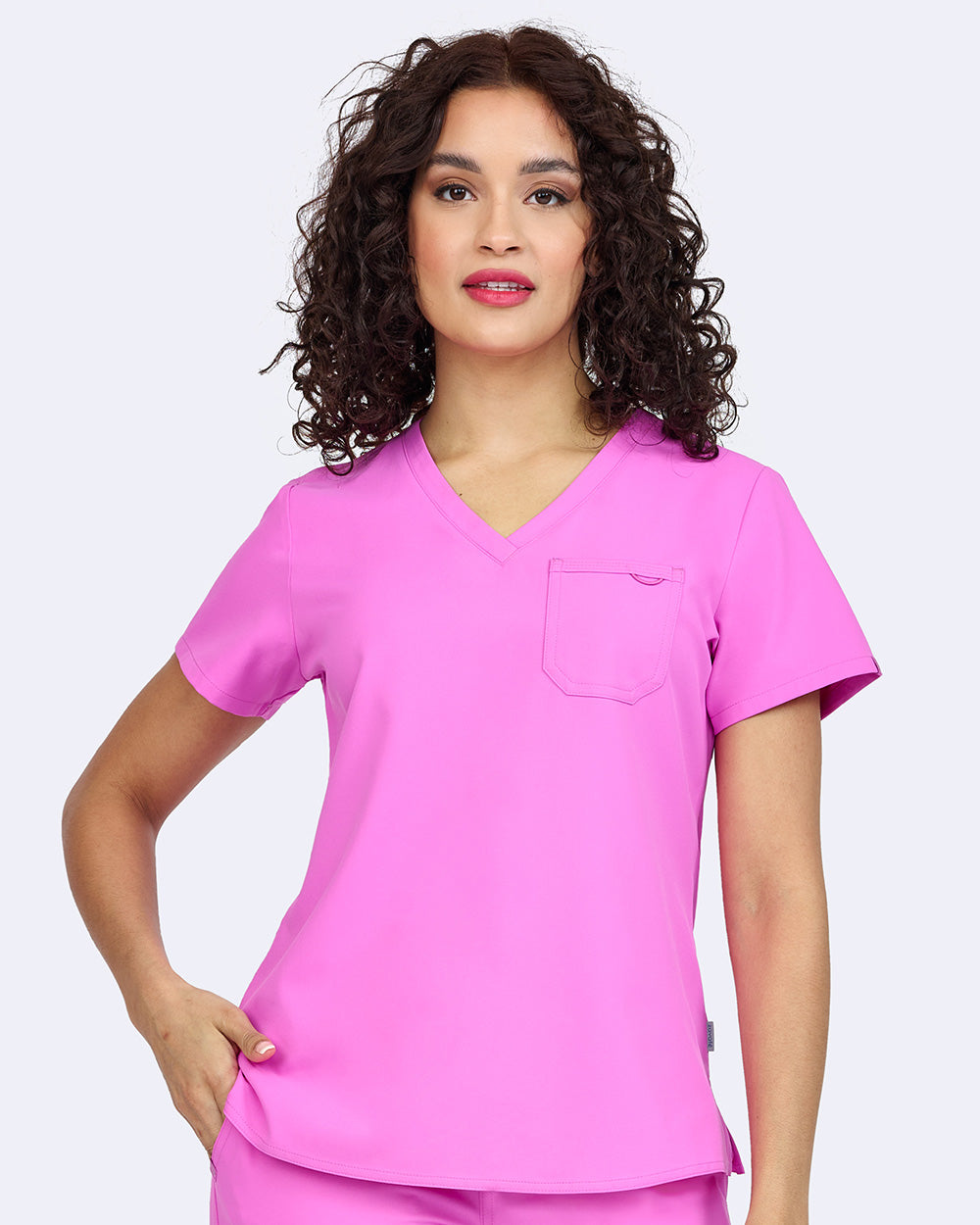 Zavate Studio Elevate 1-Pocket Tuck In Scrub Top