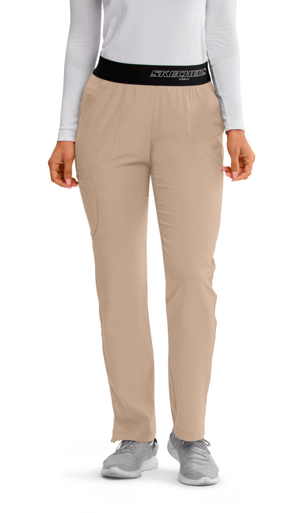 Skechers Vitality Elastic Logo Waistband Scrub Pants