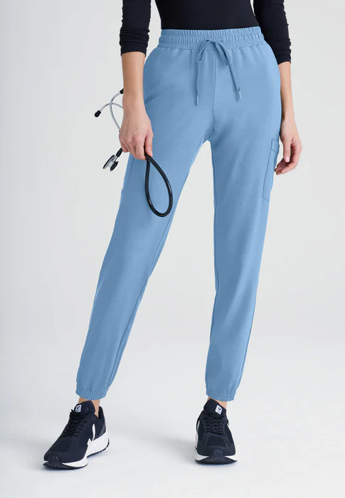 Grey's Anatomy Evolve Stretch Terra 6-Pocket Mid-Rise Cargo Scrub Jogger Pants