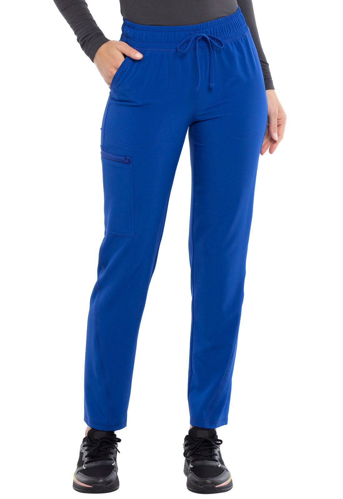 Cherokee Allura Mid Rise Tapered Leg Drawstring Scrub Pants