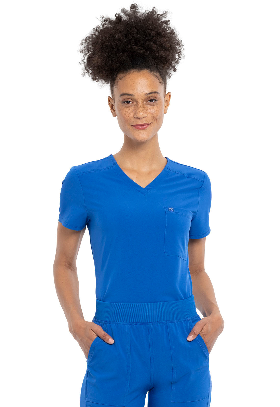 Cherokee Allura V-Neck 1-Pocket Tuck In Scrub Top