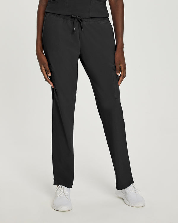 White Cross Fit Comfortable Cargo Scrub Pants