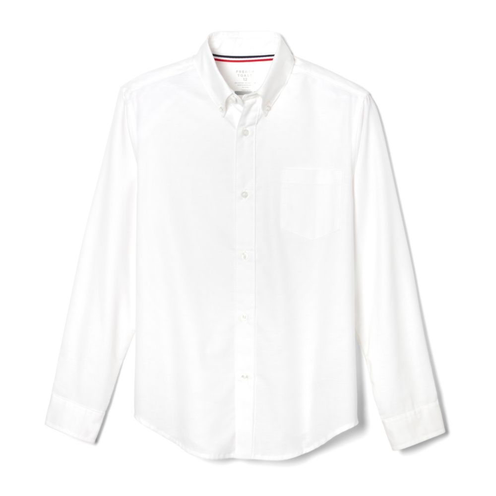 French Toast Boys Husky Long Sleeve Oxford Shirt