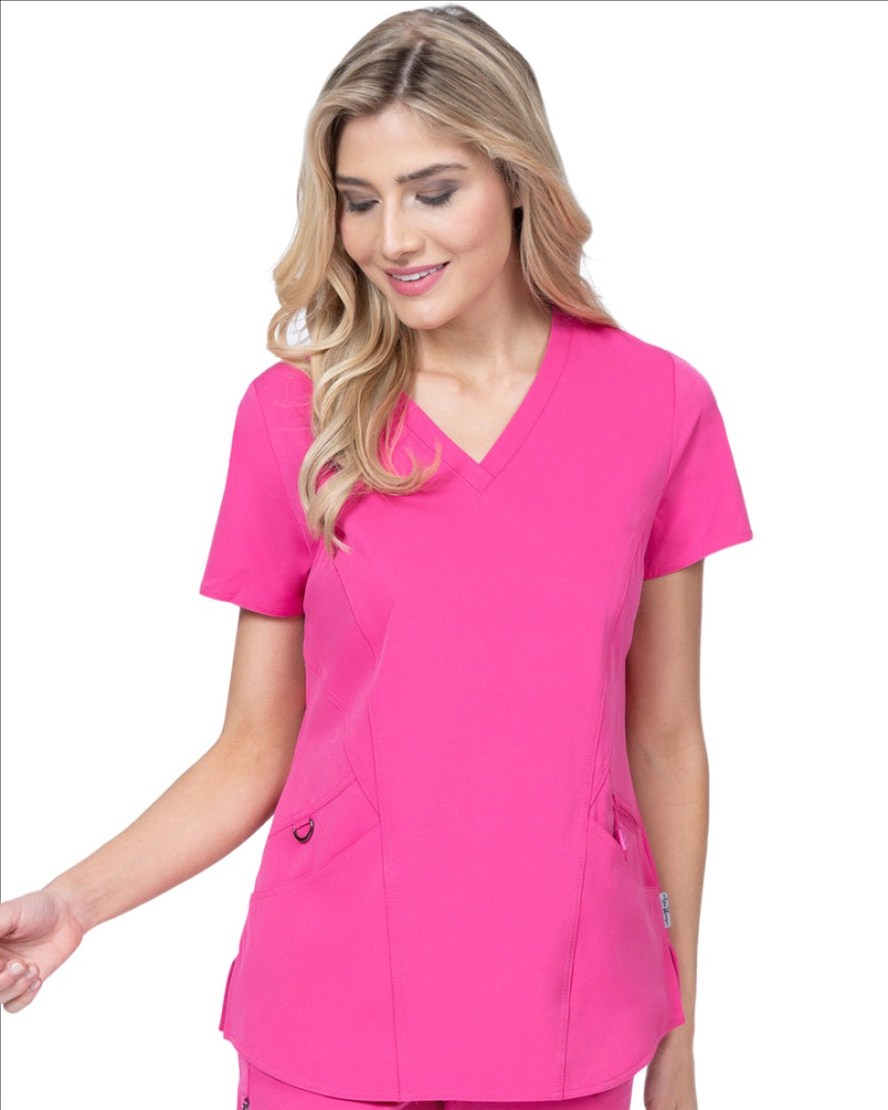 Ava Therese Back Knit Scrub Top