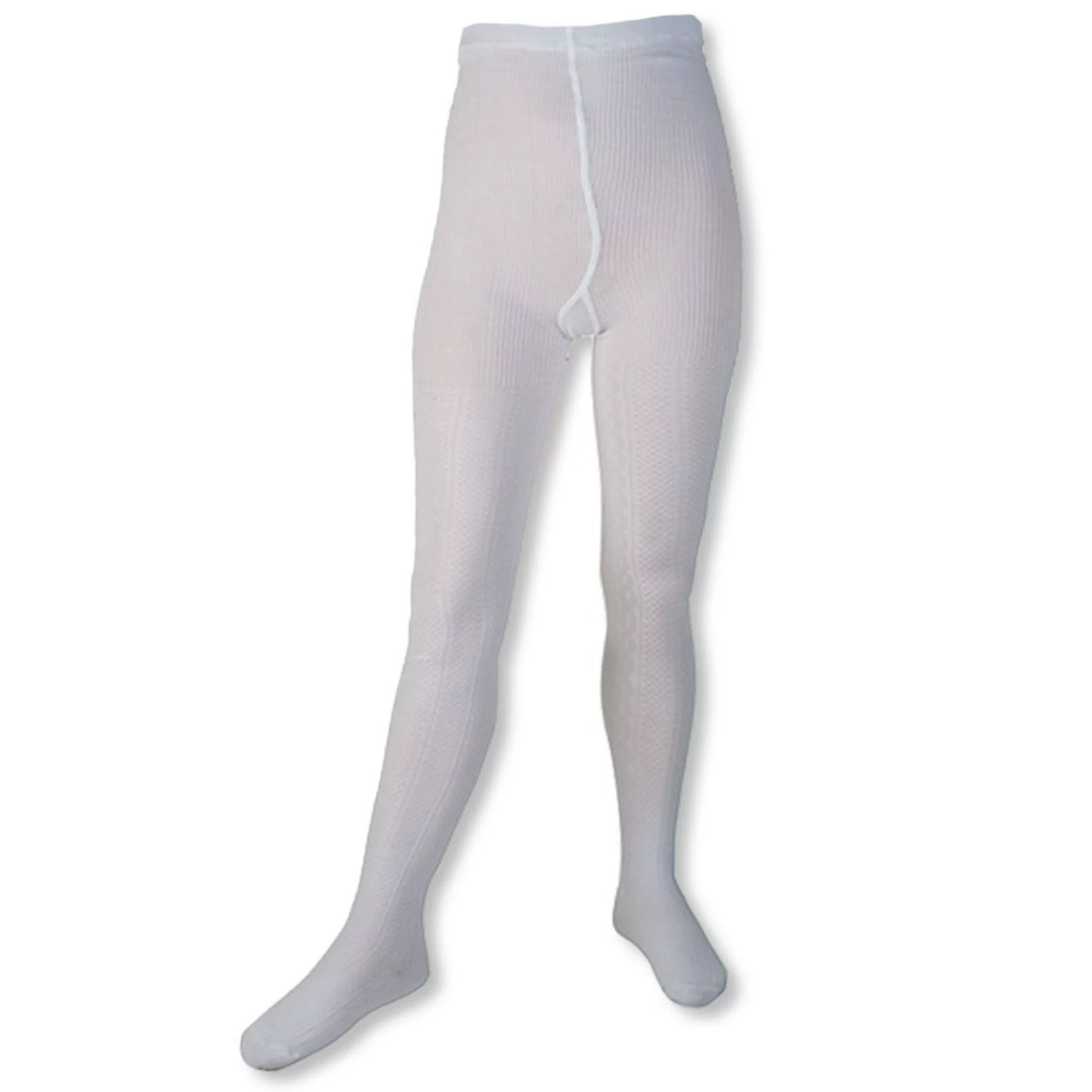 Collants lourds en tricot torsadé Blue Heaven pour filles - 1 paire