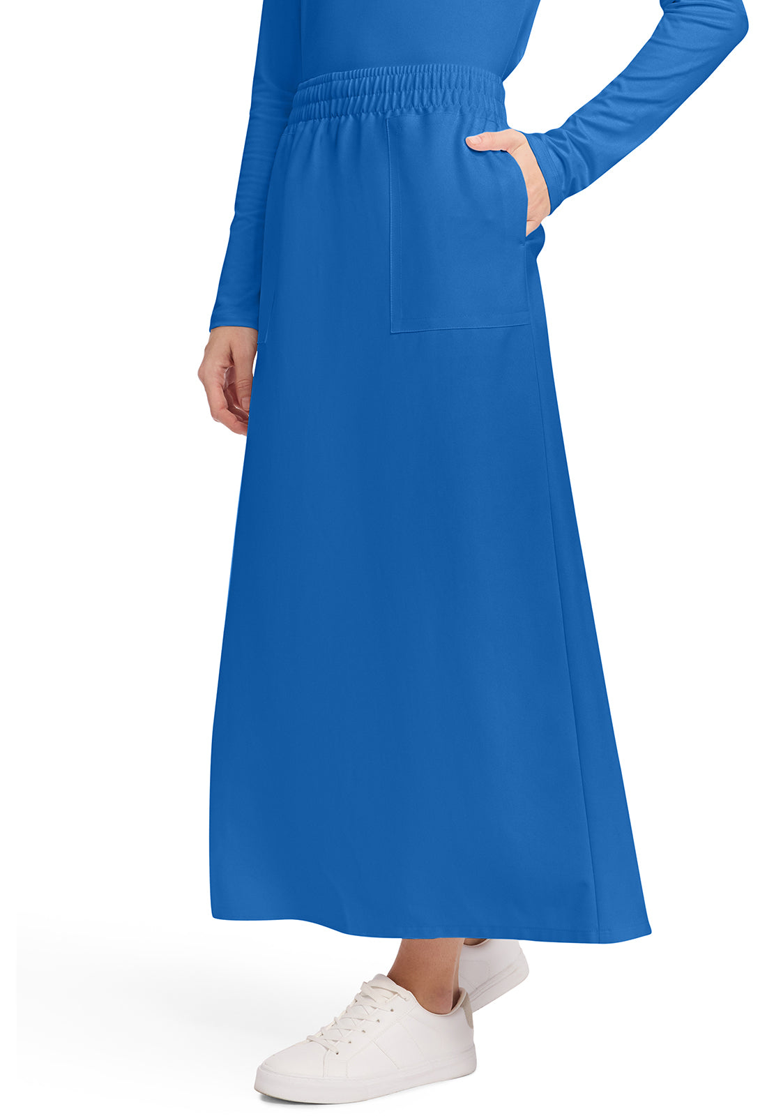 Falda médica Cherokee Workwear Originals Ultra con cintura elástica y 3 bolsillos