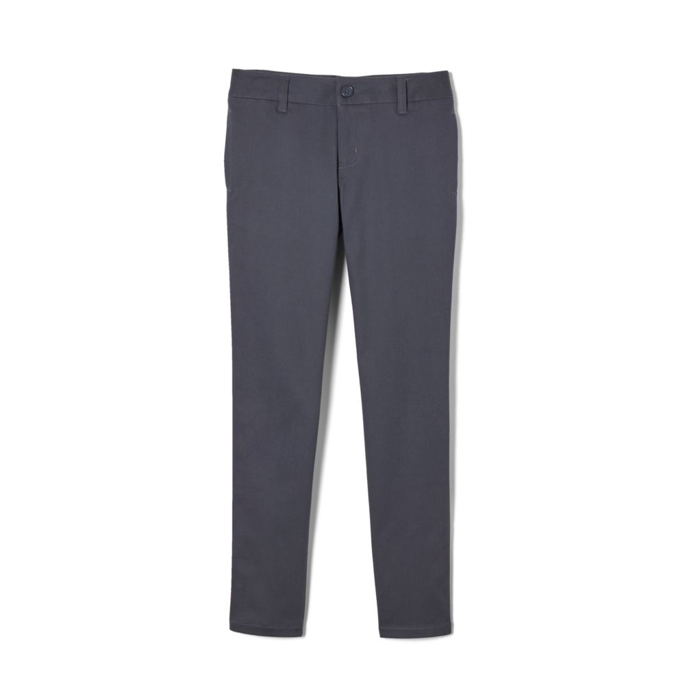 French Toast Womens Skinny Fit Stretch Twill Pants