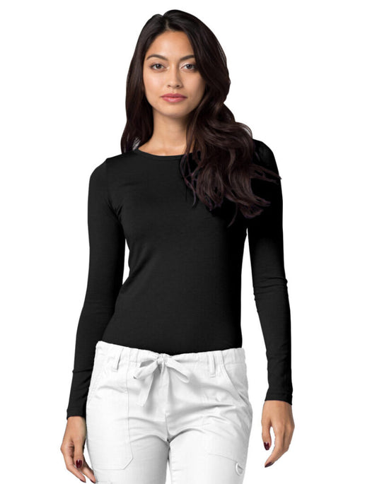 Adar Unisex Long Sleeve Comfort Underscrub Tee Shirt