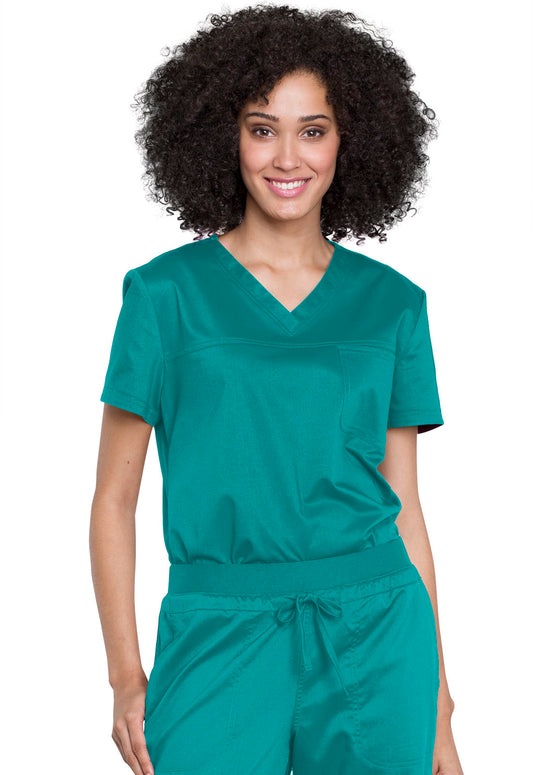 Cherokee Workwear Revolution Tuckable V-Neck O.R. Scrub Top