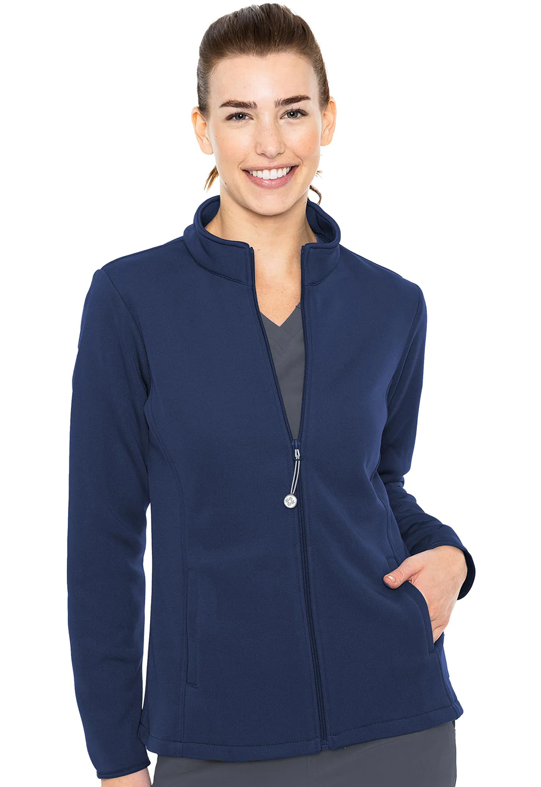 Med Couture Performance Fleece Scrub Jacket