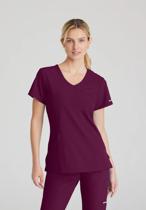 Skechers Reliance Mock Wrap Scrub Top