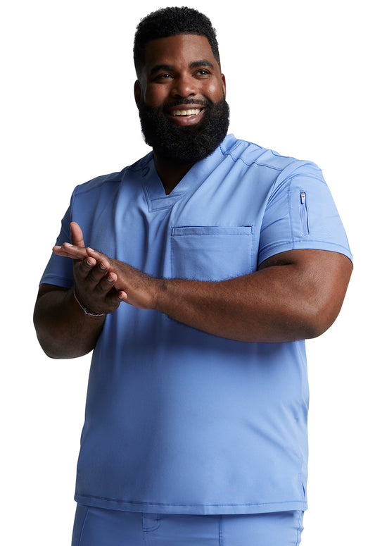 Dickies Dynamix Mens Tuck In V-Neck Scrub Top