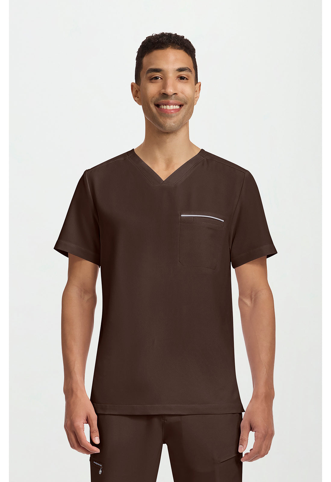 Healing Hands 360 Mens Spencer 1-Pocket Tuck In Scrub Top