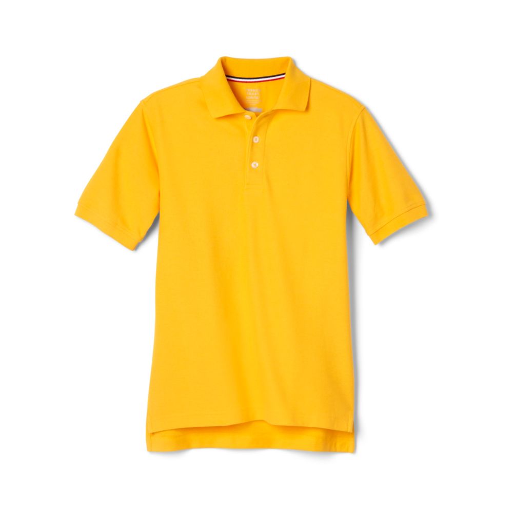 French Toast Mens Short Sleeve Pique Polo