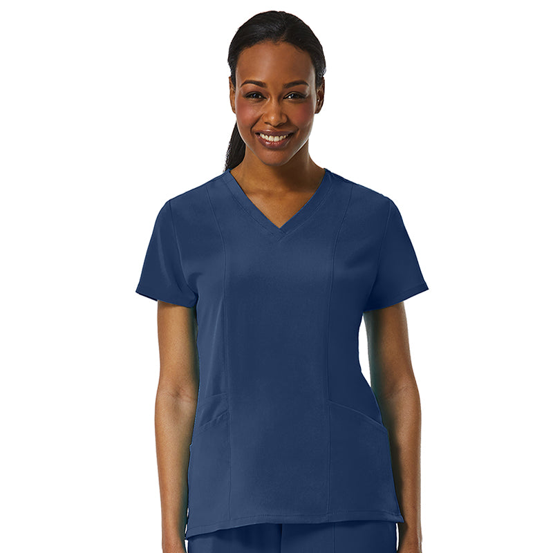 Clearance Maevn Pure Soft 3-Panels V-Neck Scrub Top