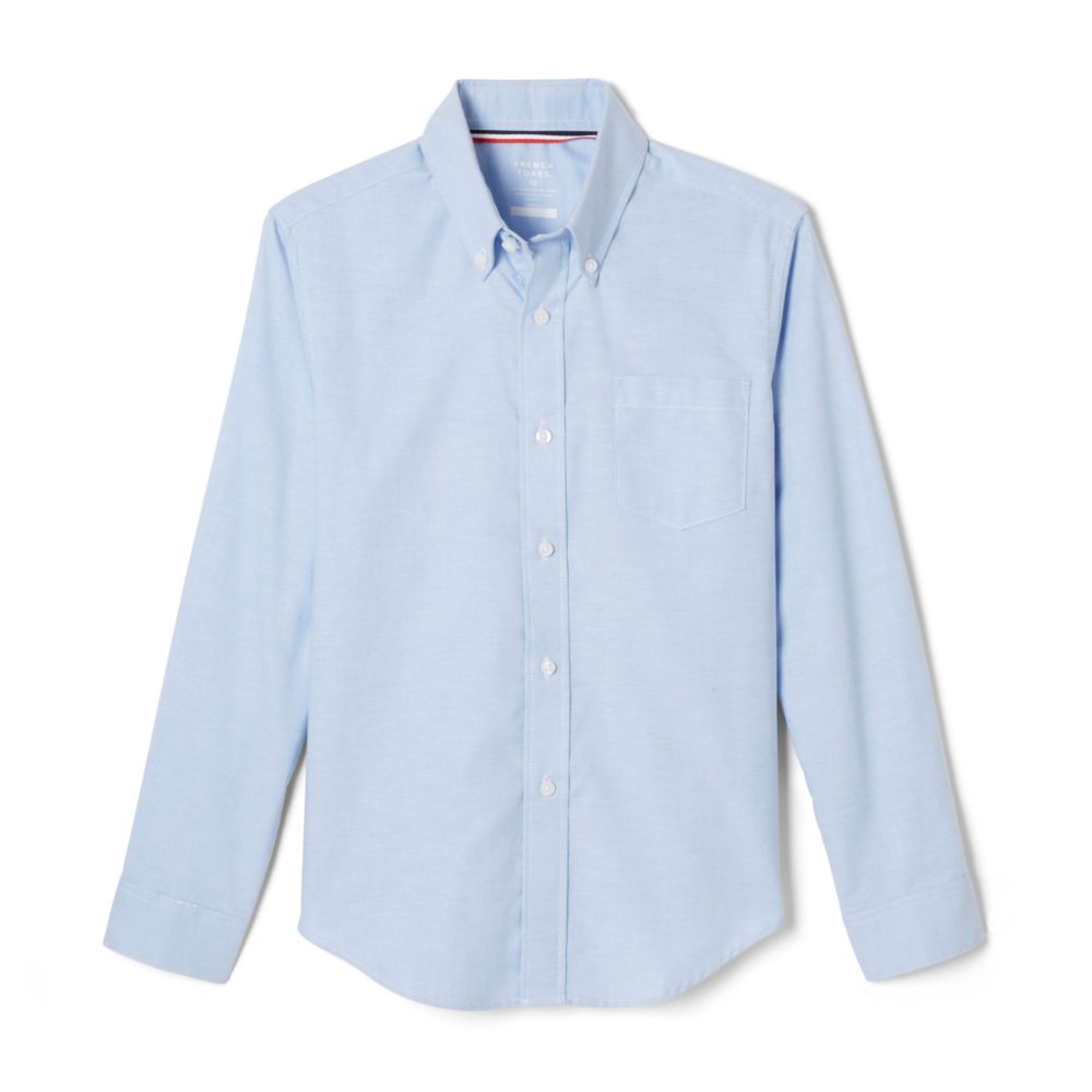 French Toast Boys Husky Long Sleeve Oxford Shirt