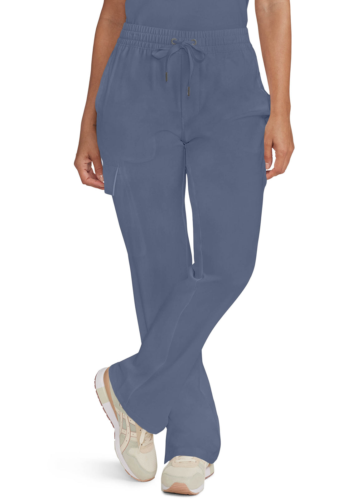 Healing Hands Quest Brady Mid Rise Drawstring Straight Leg Scrub Pants