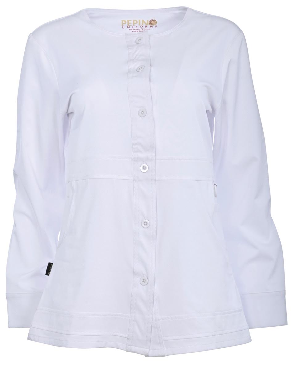 Pepino Uniforms Button Front Scrub Jacket