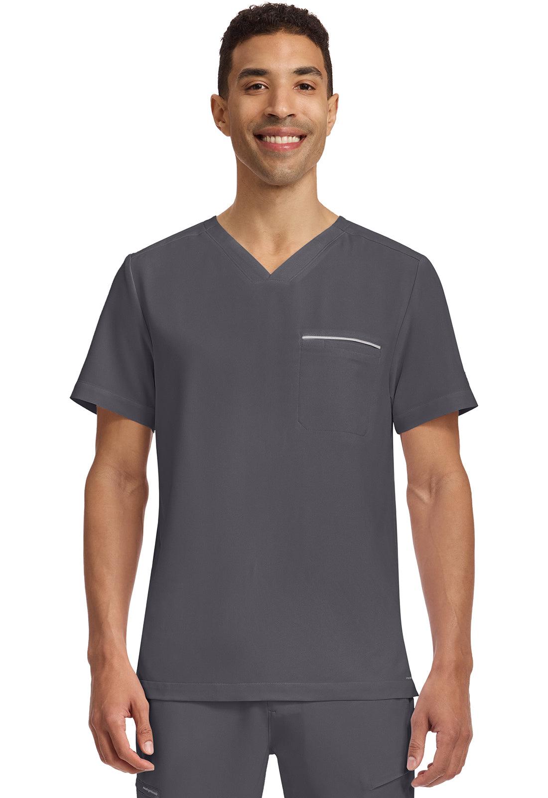 Healing Hands 360 Mens Spencer 1-Pocket Tuck In Scrub Top
