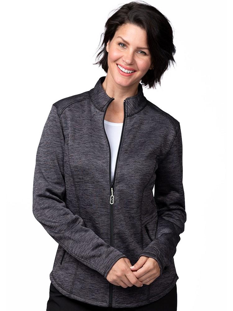 Ava Therese Megan Bonded Fleece Scrub Jacket