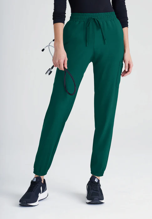 Grey's Anatomy Evolve Stretch Terra 6-Pocket Mid-Rise Cargo Scrub Jogger Pants