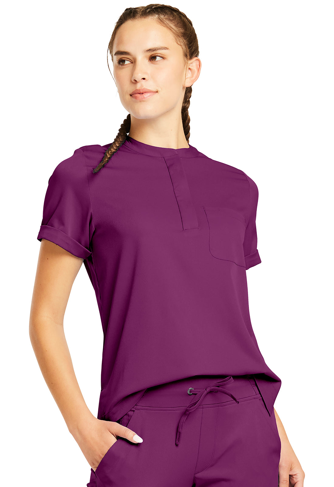 Healing Hands HH Works Macy 1-Pocket Tuck In Scrub Top