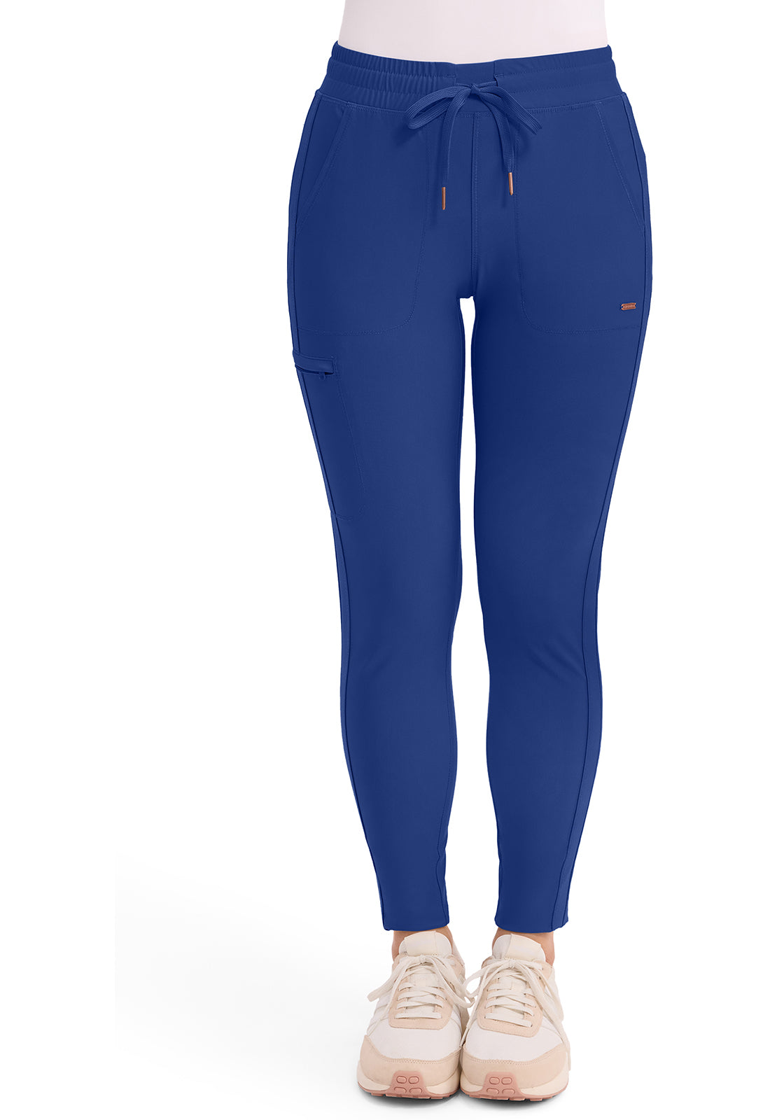 Pantalones médicos de tiro medio con pernera cónica y cordón Cherokee Form
