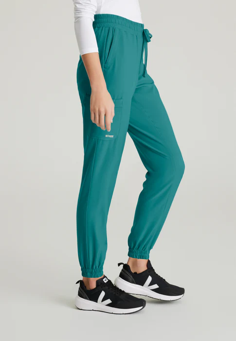 Grey's Anatomy Evolve Stretch Terra 6-Pocket Mid-Rise Cargo Scrub Jogger Pants