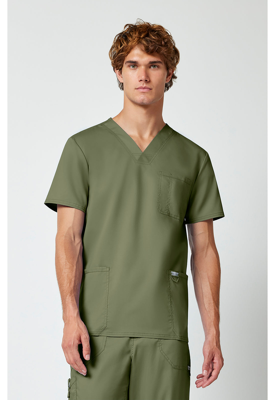 Haut d'hôpital à col en V pour homme Cherokee Workwear Revolution
