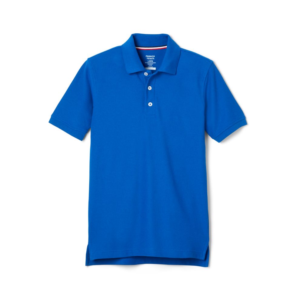 French Toast Mens Short Sleeve Pique Polo with Science and Medicine Logo