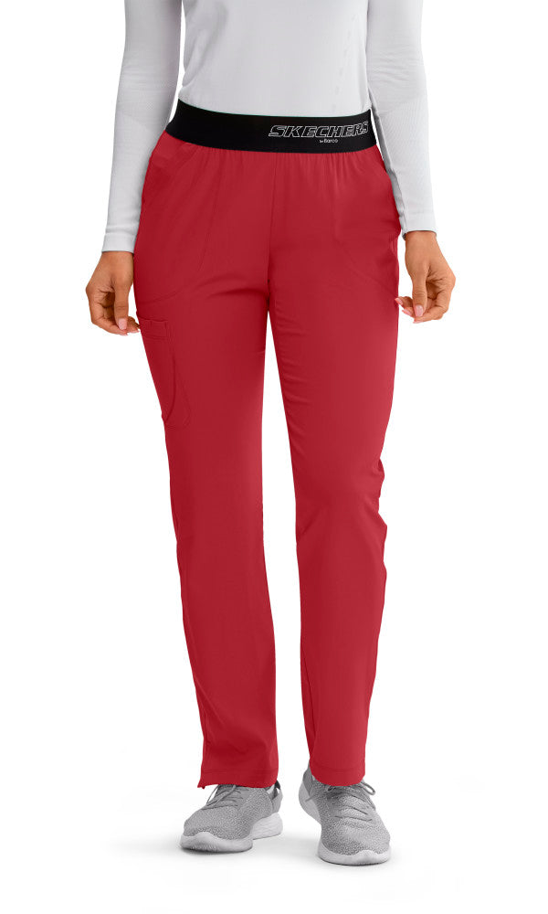 Skechers Vitality Elastic Logo Waistband Scrub Pants