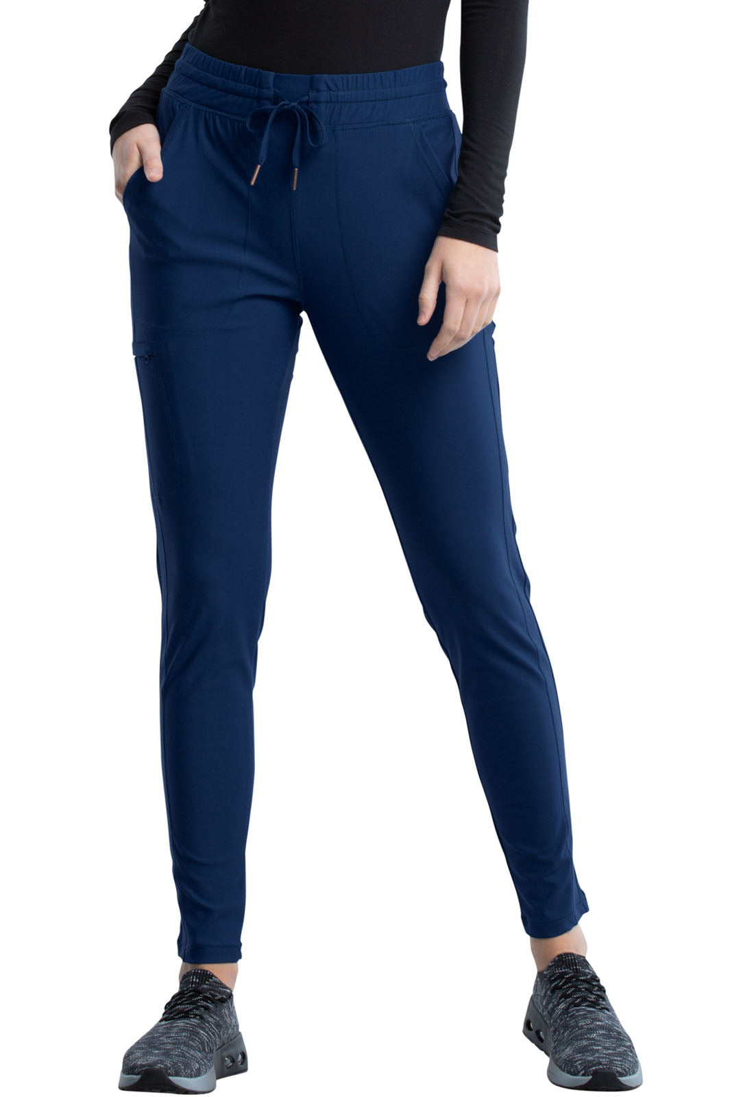 Cherokee Form Tall Mid Rise Tapered Leg Drawstring Scrub Pants