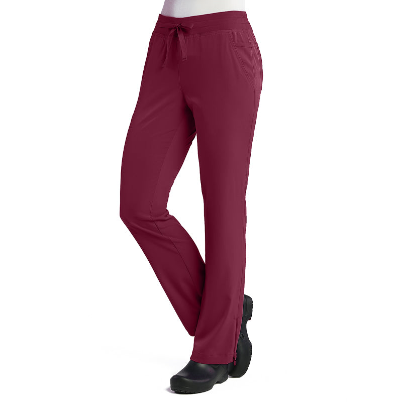 Clearance Maevn Pure Soft Adjustable Flare Yoga Scrub Pants