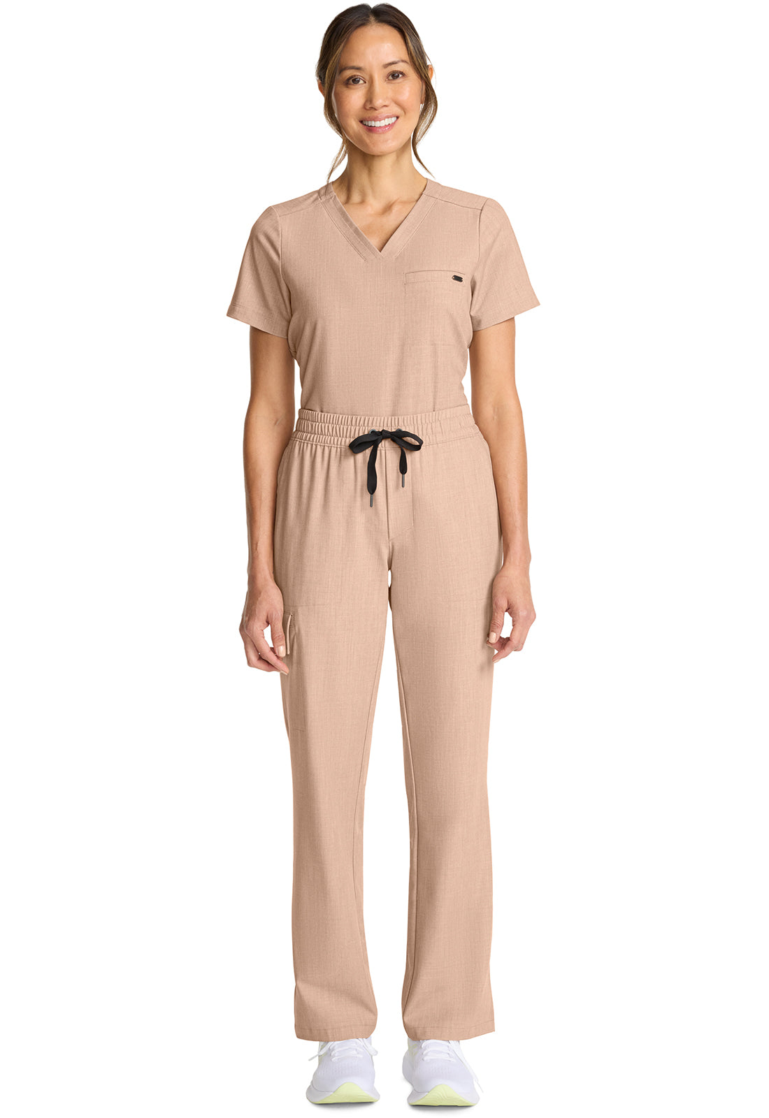 Healing Hands Quest Brady Mid Rise Drawstring Straight Leg Scrub Pants