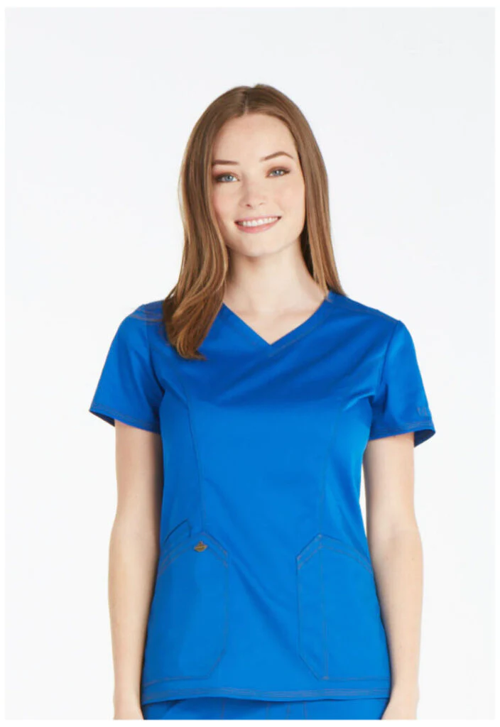 Haut d'hôpital à col en V Essence de Dickies en liquidation