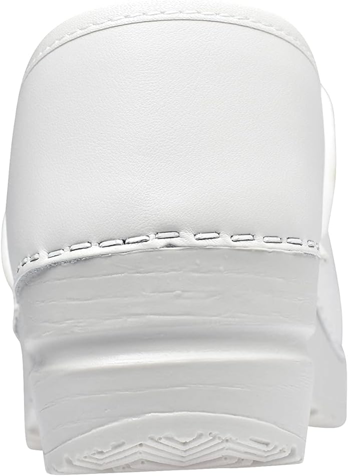 Chaussures en cuir enduit de PU blanc Sanita