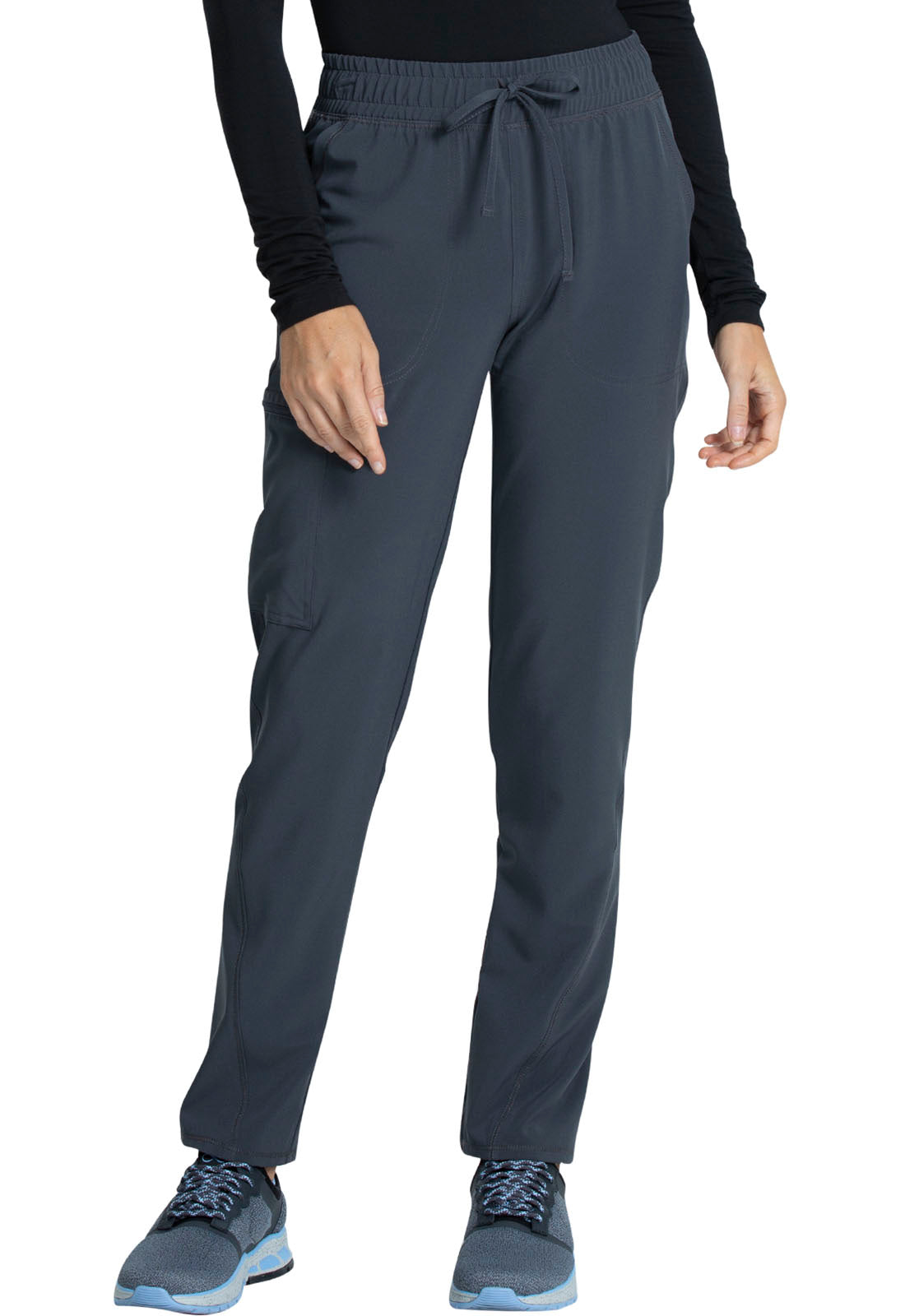 Cherokee Allura Mid Rise Tapered Leg Drawstring Scrub Pants