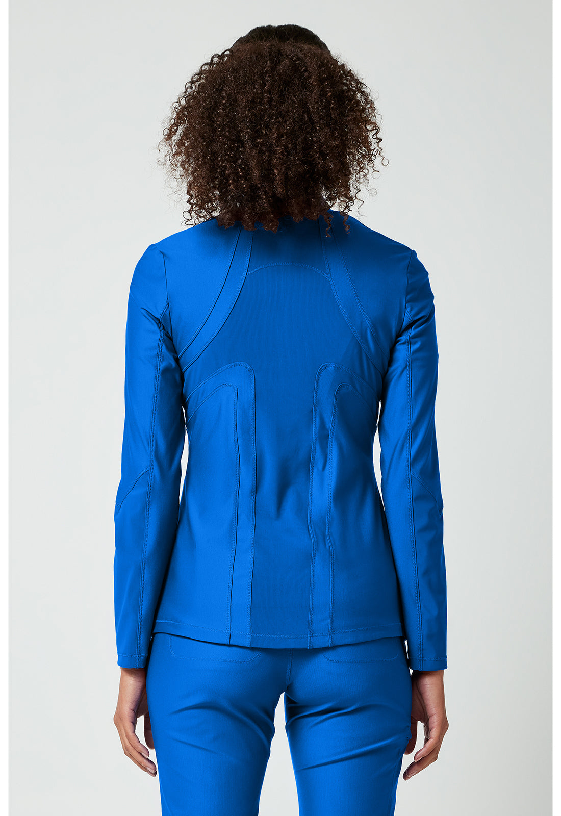 Cherokee Form Zip Front Mesh Scrub Jacket